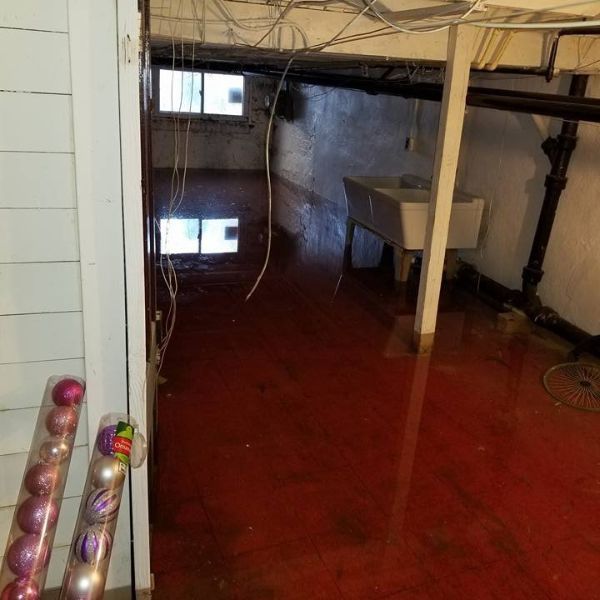 Flooded Crawlspace In Owings Mills Md